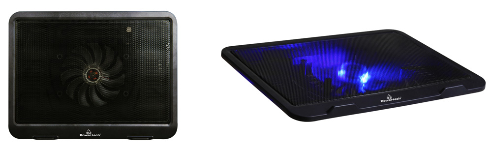 POWERTECH Βάση & ψύξη laptop PT-740 έως 15.6", 125mm fan, LED, μαύρο 4 POWERTECH Βάση & ψύξη laptop PT-740 έως 15.6", 125mm fan, LED, μαύρο - Image 2