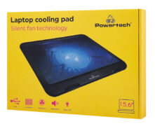 POWERTECH Βάση & ψύξη laptop PT-740 έως 15.6", 125mm fan, LED, μαύρο 7 POWERTECH Βάση & ψύξη laptop PT-740 έως 15.6", 125mm fan, LED, μαύρο 3
