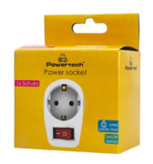 POWERTECH αντάπτορας ρεύματος PT-811, 1x schuko, 16A, λευκός 5 POWERTECH αντάπτορας ρεύματος PT-811, 1x schuko, 16A, λευκός 2