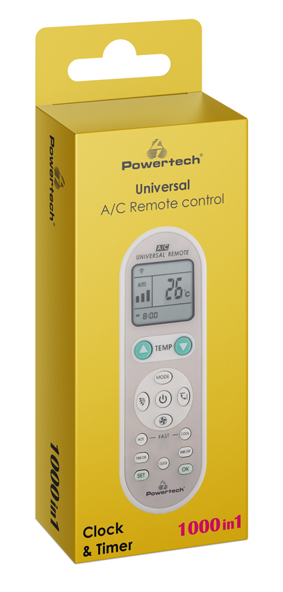 POWERTECH Χειριστήριο κλιματιστικού PT-835, universal 1000 σε 1 4 POWERTECH Χειριστήριο κλιματιστικού PT-835, universal 1000 σε 1 - Image 2