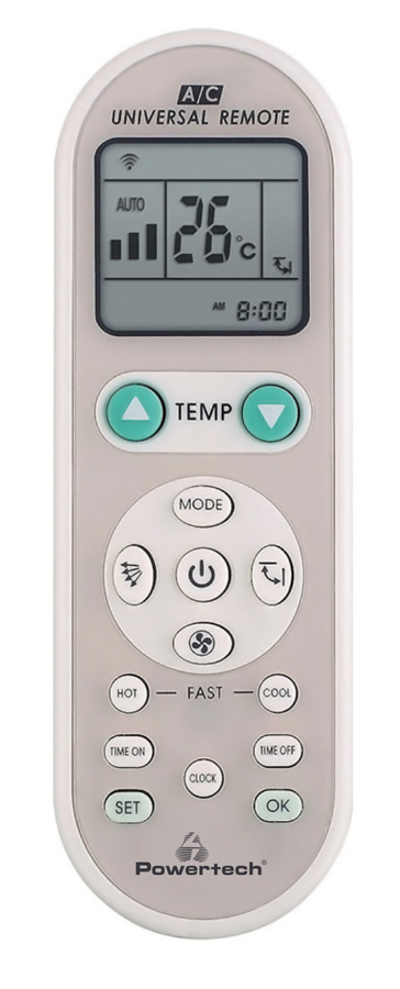 POWERTECH Χειριστήριο κλιματιστικού PT-835, universal 1000 σε 1 3 POWERTECH Χειριστήριο κλιματιστικού PT-835, universal 1000 σε 1
