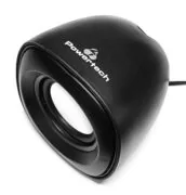 POWERTECH ηχεία Essential sound PT-844, 2x 3W, 3.5mm, μαύρα 2