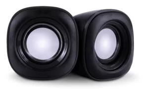 POWERTECH ηχεία Essential sound PT-844, 2x 3W, 3.5mm, μαύρα 1