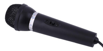POWERTECH μικρόφωνο PT-859, με βάση, δυναμικό, 3.5mm, μαύρο 3