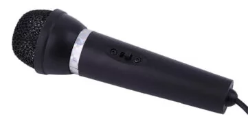 POWERTECH μικρόφωνο PT-859, με βάση, δυναμικό, 3.5mm, μαύρο 3
