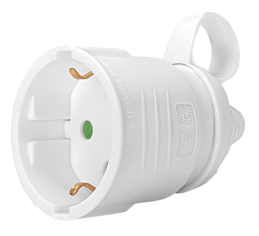 POWERTECH φις ρεύματος PT-887, 1x schuko, 16A, λευκό 3 POWERTECH φις ρεύματος PT-887, 1x schuko, 16A, λευκό
