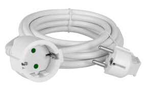POWERTECH μπαλαντέζα ρεύματος PT-888, 1x schuko, 16A, 3m, λευκή 1 POWERTECH μπαλαντέζα ρεύματος PT-888, 1x schuko, 16A, 3m, λευκή