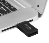 POWERTECH mini card reader PT-893, Micro SD card, μαύρος 3