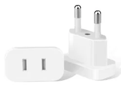 POWERTECH αντάπτορας πρίζας US σε EU PT-927, με ασφάλεια, 4.8mm, λευκός 2 POWERTECH αντάπτορας πρίζας US σε EU PT-927, με ασφάλεια, 4.8mm, λευκός 1