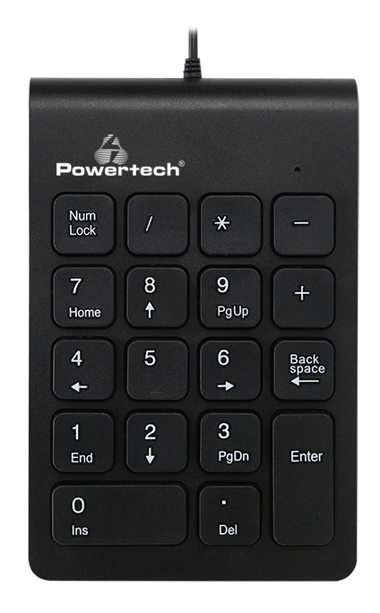 POWERTECH ενσύρματο αριθμητικό πληκτρολόγιο PT-938, USB, μαύρο 4 POWERTECH ενσύρματο αριθμητικό πληκτρολόγιο PT-938, USB, μαύρο - Image 2