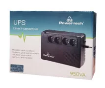 POWERTECH UPS Line Interactive PT-950C, 950VA/570W, 4x schuko 2