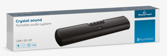POWERTECH soundbar PT-989, 20W RMS, TWS, 3600mAh, μαύρο 9 POWERTECH soundbar PT-989, 20W RMS, TWS, 3600mAh, μαύρο 3