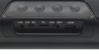 POWERTECH soundbar PT-989, 20W RMS, TWS, 3600mAh, μαύρο 5