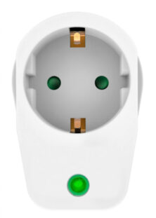 POWERTECH αντάπτορας ρεύματος PT-996, 1 θέση schuko, 16A, 3680W, λευκός