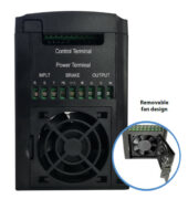 POWERTECH VFD ρυθμιστής στροφών PT-A37G-T43P3P, 3.7KW, 3Ph 2