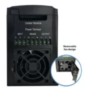POWERTECH VFD ρυθμιστής στροφών PT-A37G-T43P3P, 3.7KW, 3Ph 2