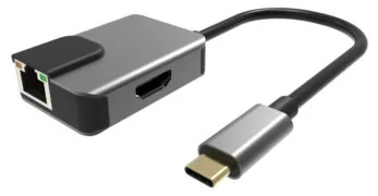 POWERTECH docking station PTH-053, 3 θυρών, USB-C, 65W PD, 4K, γκρι 1 POWERTECH docking station PTH-053, 3 θυρών, USB-C, 65W PD, 4K, γκρι