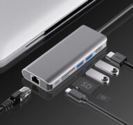 POWERTECH docking station PTH-112, 7 θυρών, USB-C σύνδεση, 100W PD, γκρι 6 POWERTECH docking station PTH-112, 7 θυρών, USB-C σύνδεση, 100W PD, γκρι 2
