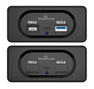 POWERTECH πρίζα USB για σκάφη & οχήματα PTL-008, USB & USB-C, 36W 3