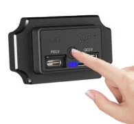 POWERTECH πρίζα USB για σκάφη & οχήματα PTL-009, USB & USB-C, 36W 2