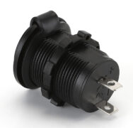POWERTECH πρίζα αναπτήρα για σκάφη & οχήματα PTL-010, μπλε LED, 12V 4