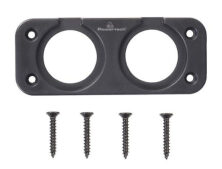 POWERTECH πάνελ πρίζας για σκάφη & οχήματα PTL-013, 2 θέσεις, 102x45mm