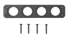 POWERTECH πάνελ πρίζας για σκάφη & οχήματα PTL-015, 4 θέσεις, 196x43mm