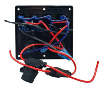 POWERTECH πάνελ σκαφών & οχημάτων PTL-017, πρίζα 12V/2x USB/4x διακόπτες 3