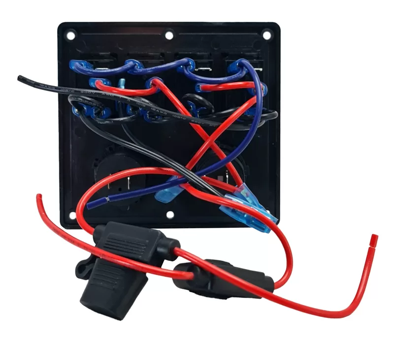 POWERTECH πάνελ σκαφών & οχημάτων PTL-017, πρίζα 12V/2x USB/4x διακόπτες 5 POWERTECH πάνελ σκαφών & οχημάτων PTL-017, πρίζα 12V/2x USB/4x διακόπτες - Image 3