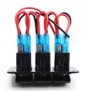 POWERTECH πάνελ σκαφών PTL-018 με 3x διακόπτες φώτων, IP65 3