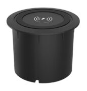 POWERTECH ασύρματος φορτιστής PTL-025 με USB & USB-C θύρες, 15W/30W, μαύρος 6
