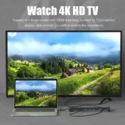 POWERTECH docking station PTR-0152, 10 θυρών, βάση laptop, USB-C, γκρι 6