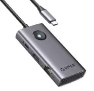 ORICO docking station PW11-6PR, 6 θυρών, USB-C σύνδεση, 100W PD 4K, γκρι 1 ORICO docking station PW11-6PR, 6 θυρών, USB-C σύνδεση, 100W PD 4K, γκρι