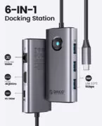 ORICO docking station PW11-6PR, 6 θυρών, USB-C σύνδεση, 100W PD 4K, γκρι 8 ORICO docking station PW11-6PR, 6 θυρών, USB-C σύνδεση, 100W PD 4K, γκρι 3