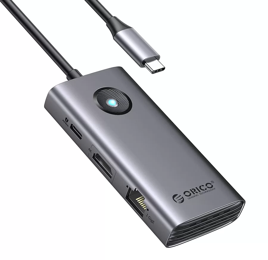 ORICO docking station PW11-6PR, 6 θυρών, USB-C σύνδεση, 100W PD 4K, γκρι 3 ORICO docking station PW11-6PR, 6 θυρών, USB-C σύνδεση, 100W PD 4K, γκρι