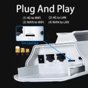 SUNCOMM outdoor 4G LTE CPE QC300K, 300Mbps Wi-Fi, 100Mbps LAN, IP65 10 SUNCOMM outdoor 4G LTE CPE QC300K, 300Mbps Wi-Fi, 100Mbps LAN, IP65 3