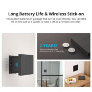 SONOFF smart διακόπτης R5W με 6x πλήκτρα, Wi-Fi, λευκός 7