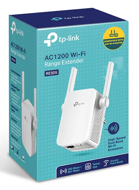 TP-LINK AC1200 Wi-Fi Range Extender RE305, dual band, Ver. 4.0 6 TP-LINK AC1200 Wi-Fi Range Extender RE305, dual band, Ver. 4.0 - Image 4