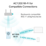 TP-LINK WiFi range extender RE365 με Passthrough, AC1200 1200Mbps, Ver. 3.0 12 TP-LINK WiFi range extender RE365 με Passthrough, AC1200 1200Mbps, Ver. 3.0 3