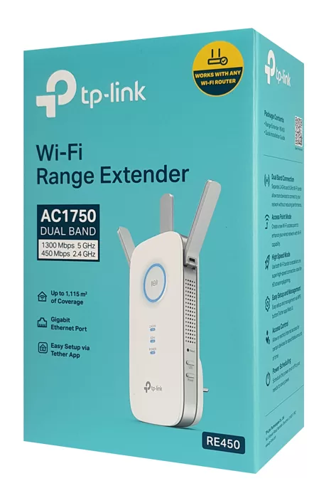 TP-LINK WiFi range extender RE450, dual-band, AC1750, Ver. 3.0 7 TP-LINK WiFi range extender RE450, dual-band, AC1750, Ver. 3.0 - Image 5