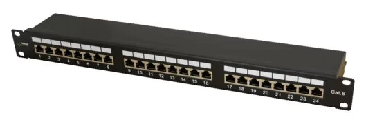 PULSAR patch panel RP-F24V6, 19"/1U, 24-port, FTP Cat 6 6 PULSAR patch panel RP-F24V6, 19"/1U, 24-port, FTP Cat 6 2