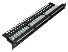 PULSAR patch panel RP-U24V6, 19"/1U, 24-port, UTP Cat 6
