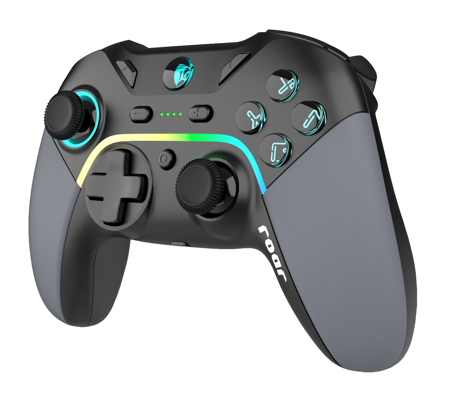 ROAR ασύρματο gamepad RR-0022, Switch/PC/iOS/Android, Bluetooth, μαύρο 7 ROAR ασύρματο gamepad RR-0022, Switch/PC/iOS/Android, Bluetooth, μαύρο - Image 5