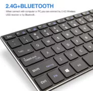 RIITEK ασύρματο πληκτρολόγιο RT721 με touchpad, Bluetooth & 2.4GHz 8 RIITEK ασύρματο πληκτρολόγιο RT721 με touchpad, Bluetooth & 2.4GHz 2