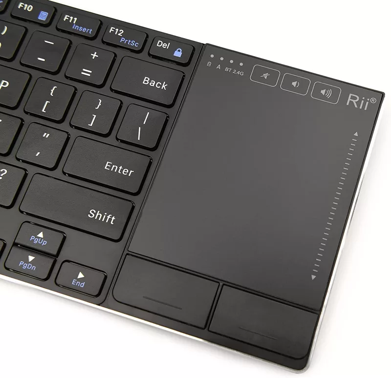 RIITEK ασύρματο πληκτρολόγιο RT721 με touchpad, Bluetooth & 2.4GHz 5 RIITEK ασύρματο πληκτρολόγιο RT721 με touchpad, Bluetooth & 2.4GHz - Image 3
