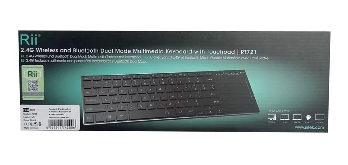 RIITEK ασύρματο πληκτρολόγιο RT721 με touchpad, Bluetooth & 2.4GHz 7 RIITEK ασύρματο πληκτρολόγιο RT721 με touchpad, Bluetooth & 2.4GHz - Image 5