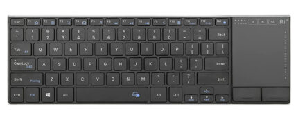 RIITEK ασύρματο πληκτρολόγιο RT721 με touchpad, Bluetooth & 2.4GHz 2 RIITEK ασύρματο πληκτρολόγιο RT721 με touchpad, Bluetooth & 2.4GHz 1