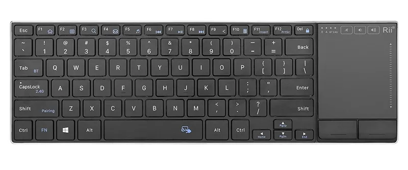 RIITEK ασύρματο πληκτρολόγιο RT721 με touchpad, Bluetooth & 2.4GHz 3 RIITEK ασύρματο πληκτρολόγιο RT721 με touchpad, Bluetooth & 2.4GHz