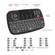 RIITEK ασύρματο mini πληκτρολόγιο i4, backlit, Bluetooth & 2.4GHz, μαύρο 12 RIITEK ασύρματο mini πληκτρολόγιο i4, backlit, Bluetooth & 2.4GHz, μαύρο 3