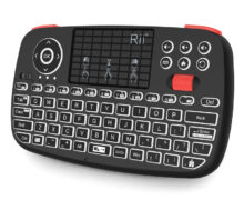 RIITEK ασύρματο mini πληκτρολόγιο i4, backlit, Bluetooth & 2.4GHz, μαύρο 1 RIITEK ασύρματο mini πληκτρολόγιο i4, backlit, Bluetooth & 2.4GHz, μαύρο